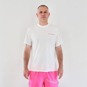 Peaufine X Bisous Wood Tee Run For Fun Offwhite