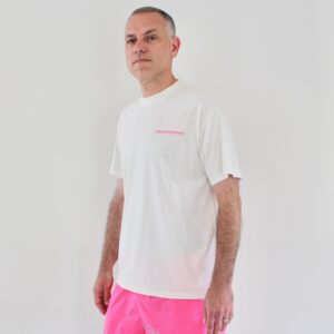 Peaufine X Bisous Wood Tee Run For Fun Offwhite