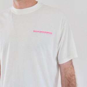 Peaufine X Bisous Wood Tee Run For Fun Offwhite