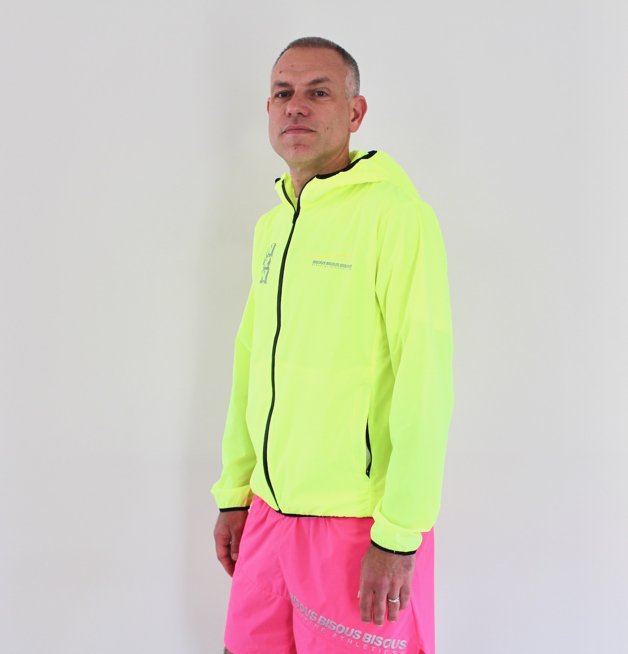 Peaufine Athletics X Bisous Ripstop Training Jacket Fluo Yellow