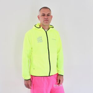 Peaufine Athletics X Bisous Ripstop Training Jacket Fluo Yellow