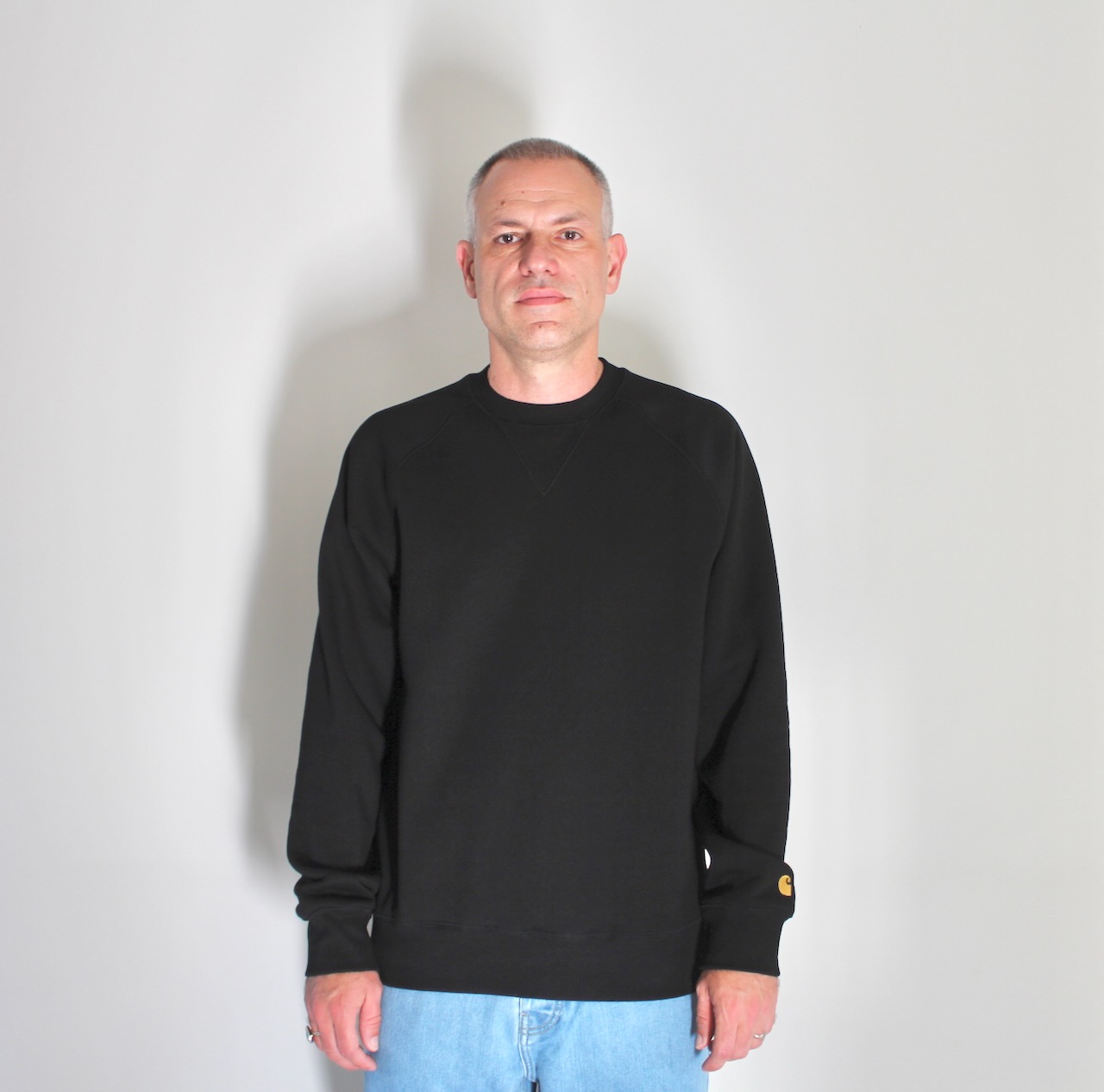 Carhartt Wip Chase sweat Black Gold