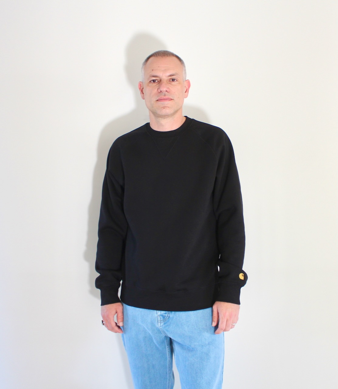 Carhartt Wip Chase sweat Black Gold