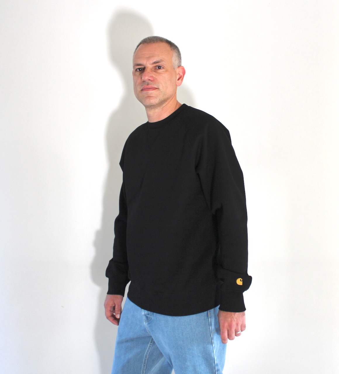 Carhartt Wip Chase sweat Black Gold