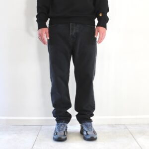 Carhartt Wip Newel Pant Black Stone Washed