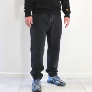 Carhartt Wip Newel Pant Black Stone Washed