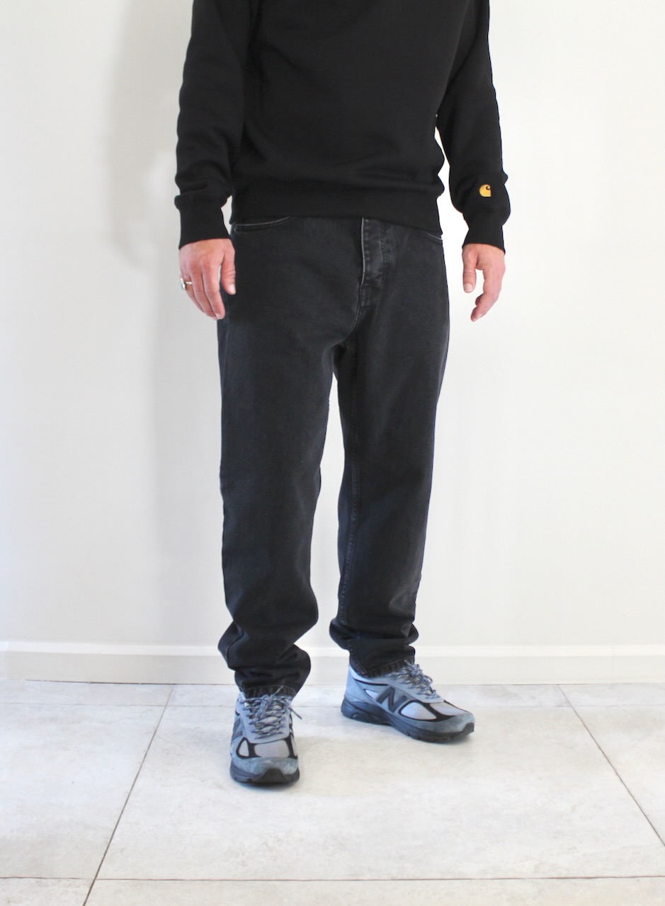Carhartt Wip Newel Pant Black Stone Washed