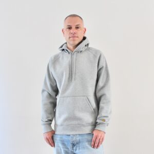 Carhartt Wip Hooded Chase Sweat Grey Heather
