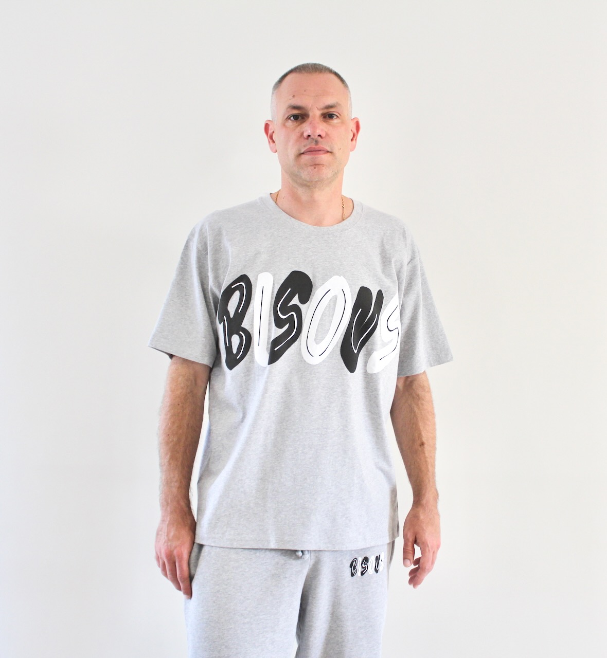 Bisous T-shirt Past Sport Grey
