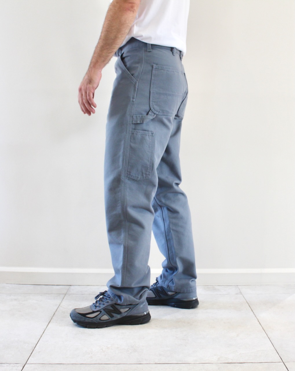 Carhartt Wip Single Knee Pant Dove Grey Rinsed