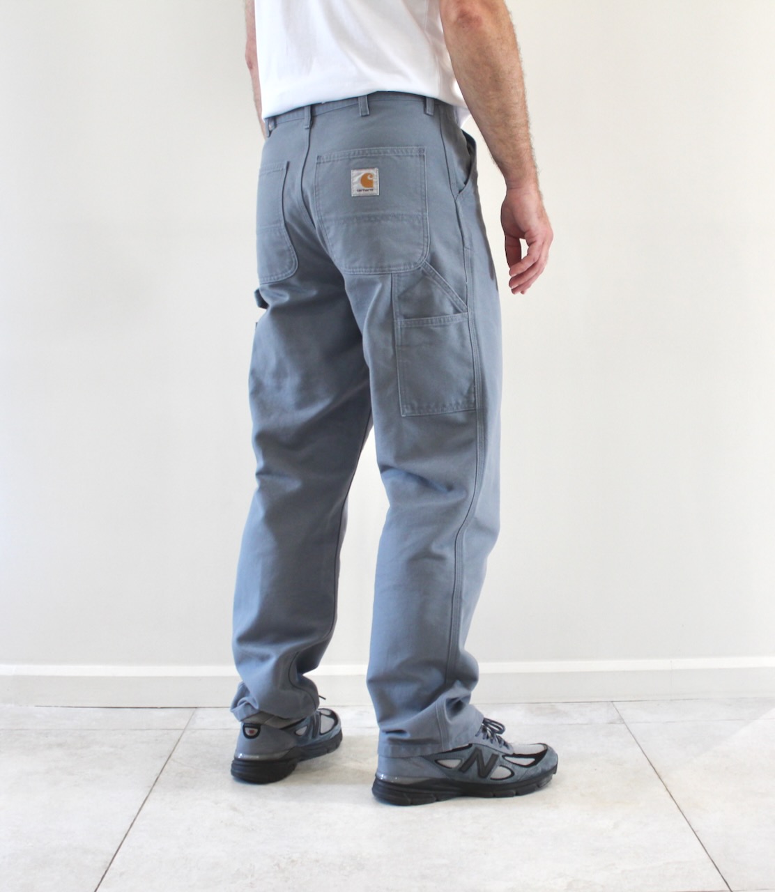 Carhartt Wip Single Knee Pant Dove Grey Rinsed