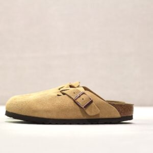 Birkenstock Boston Leve Latte Cream