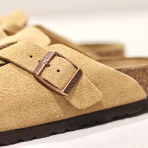 Birkenstock Boston Leve Latte Cream
