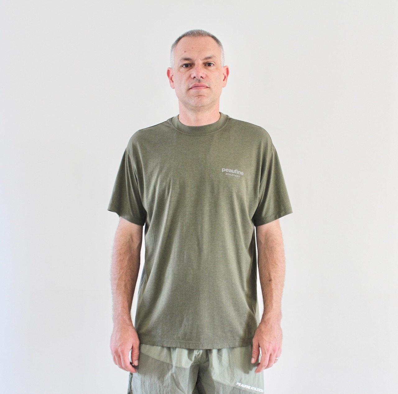 Peaufine Wood T-shirt Night Run Kaki