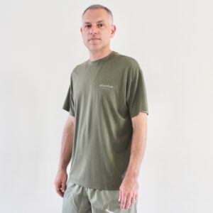 Peaufine Wood T-shirt Night Run Kaki