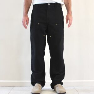 Carhartt Wip Double Knee Pant Black Rinsed