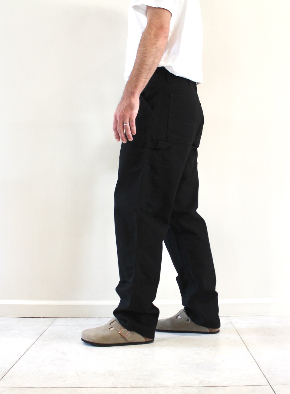 Carhartt Wip Double Knee Pant Black Rinsed