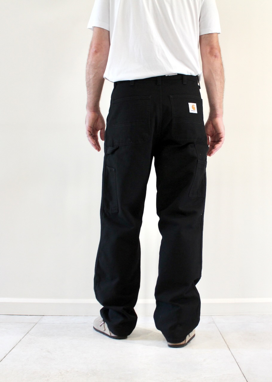 Carhartt Wip Double Knee Pant Black Rinsed
