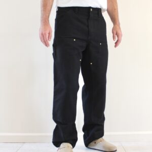 Carhartt Wip Double Knee Pant Black Rinsed