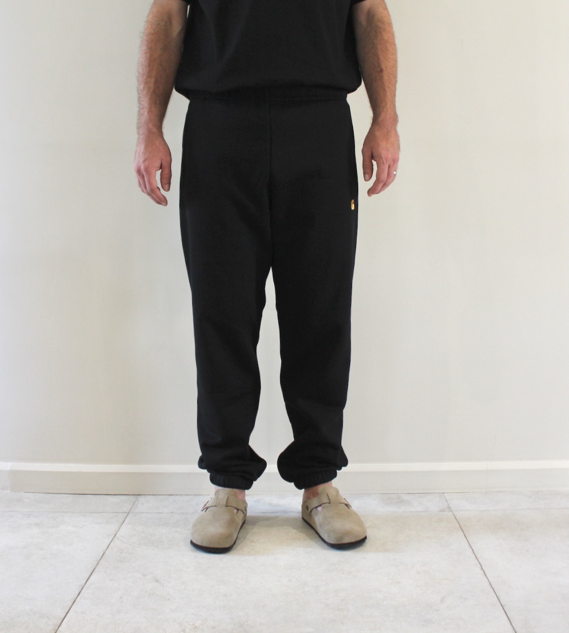 Carhartt Wip Chase Sweat Pant Black