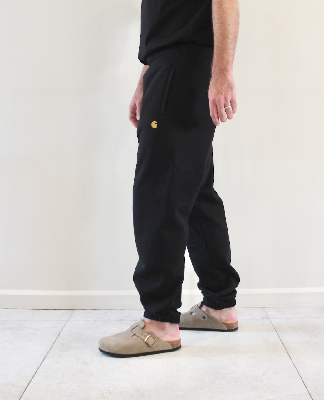 Carhartt Wip Chase Sweat Pant Black