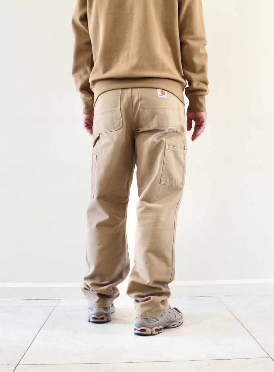 Carhartt Wip Double Knee Pant Peanut Aged Canvas