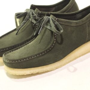 Clarks Wallabee Forest Green Suede