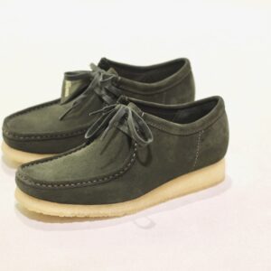 Clarks Wallabee Forest Green Suede