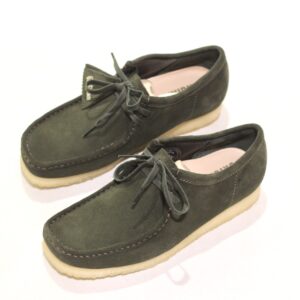 Clarks Wallabee Forest Green Suede