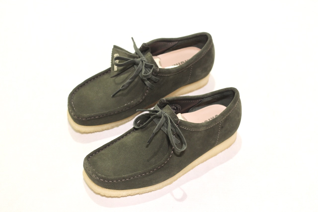 Clarks Wallabee Forest Green Suede