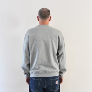 Polar Dave Crewneck Surf Logo Heather Grey