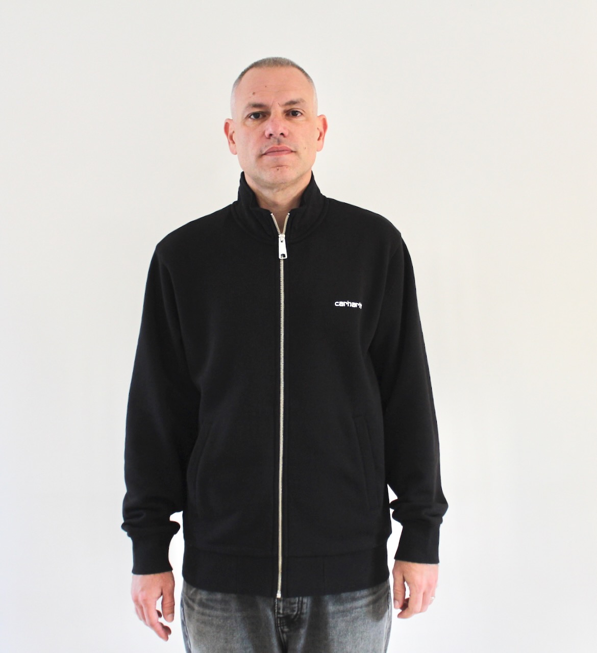 Carhartt Wip Script Embroidery Jacket Black