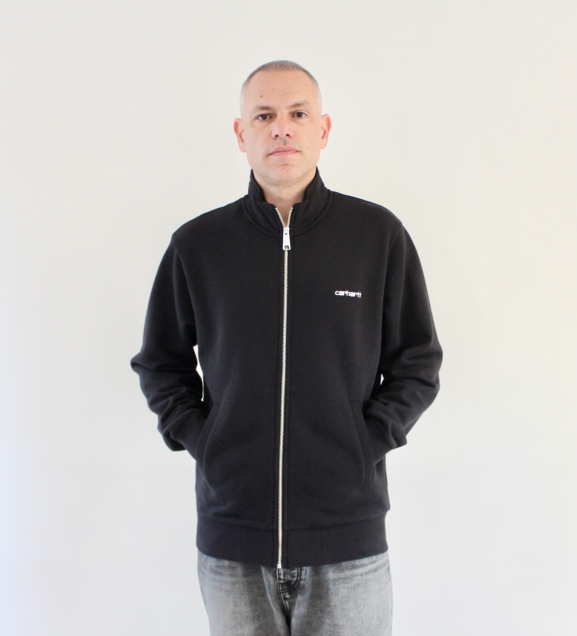 Carhartt Wip Script Embroidery Jacket Black