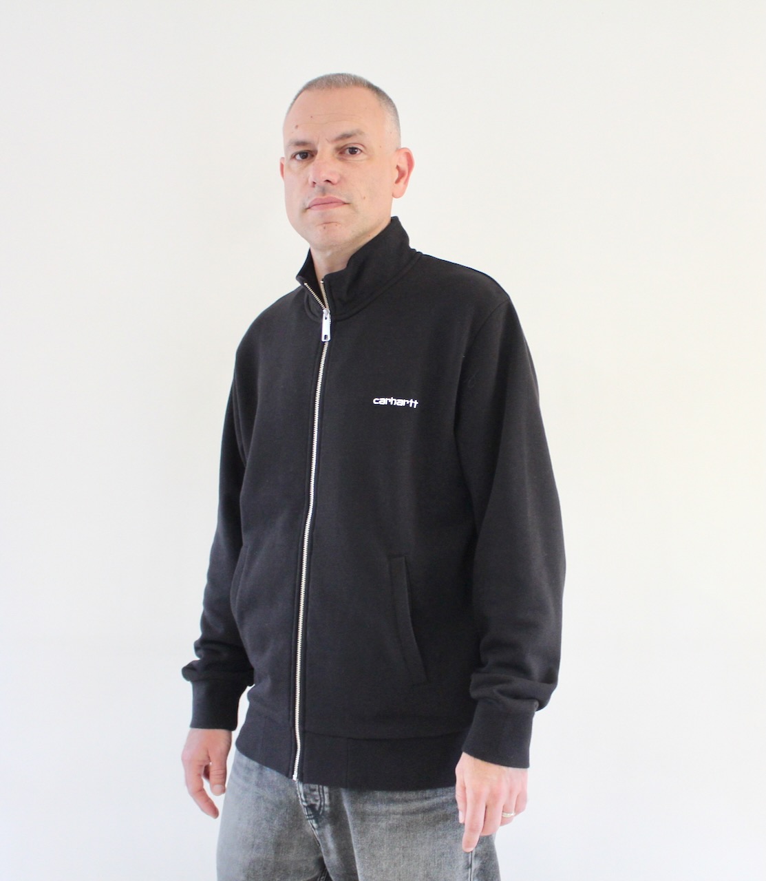 Carhartt Wip Script Embroidery Jacket Black