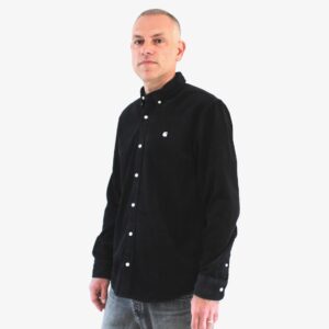 Carhartt Wip Madison Cord Shirt Black Wax