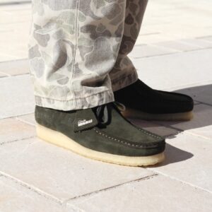Clarks Wallabee Forest Green Suede