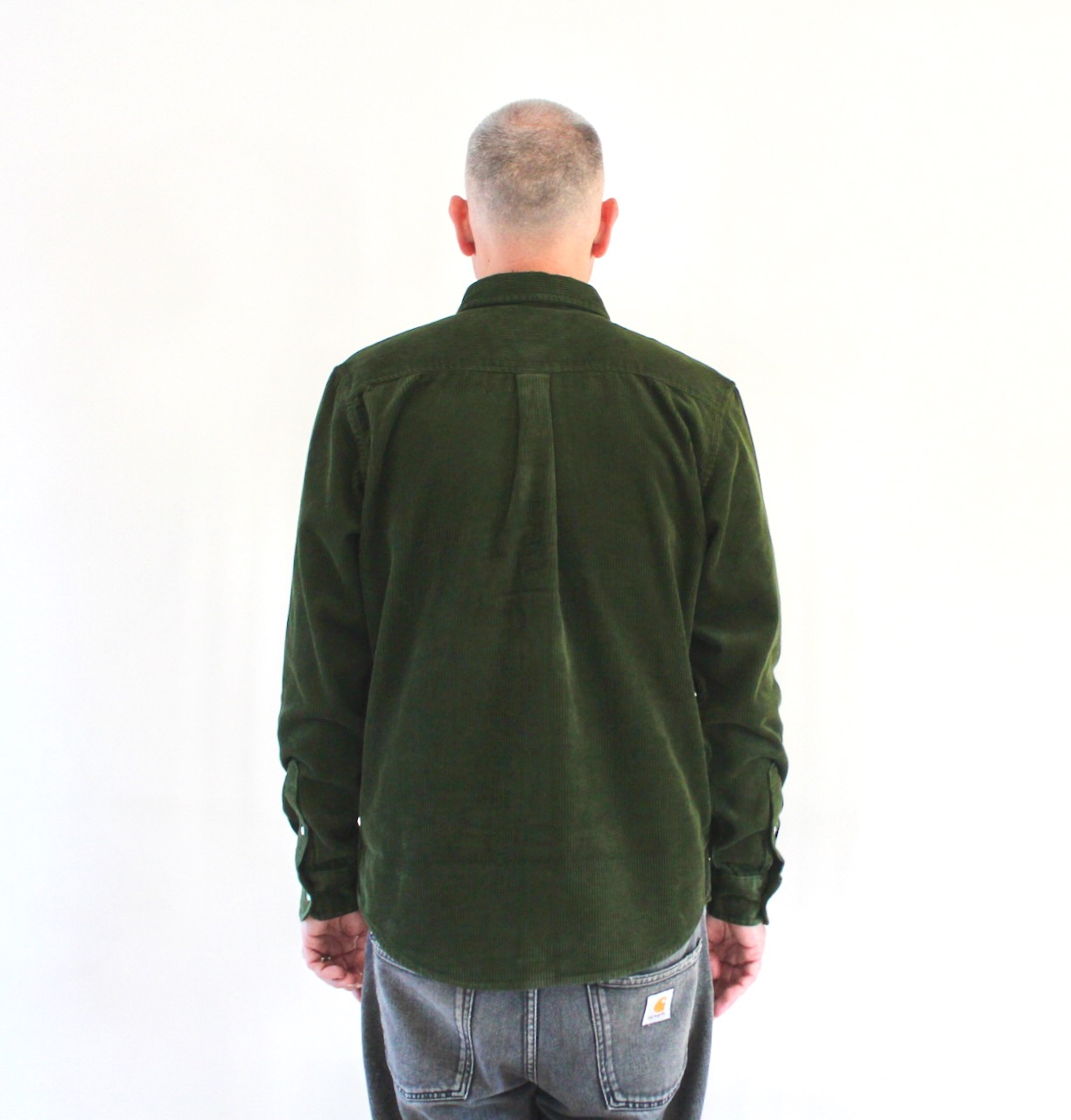 Carhartt Wip Madison Cord Shirt Tarragon