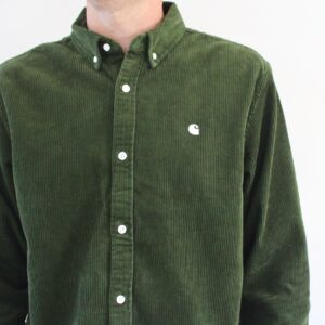 Carhartt Wip Madison Cord Shirt Tarragon