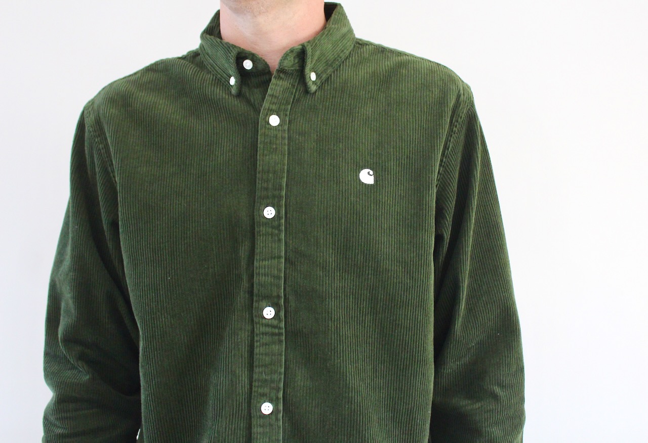 Carhartt Wip Madison Cord Shirt Tarragon