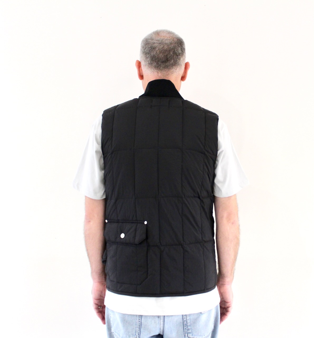Taïon Work W-Zip Lib Down Vest Black