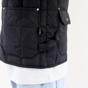 Taïon Work W-Zip Lib Down Vest Black