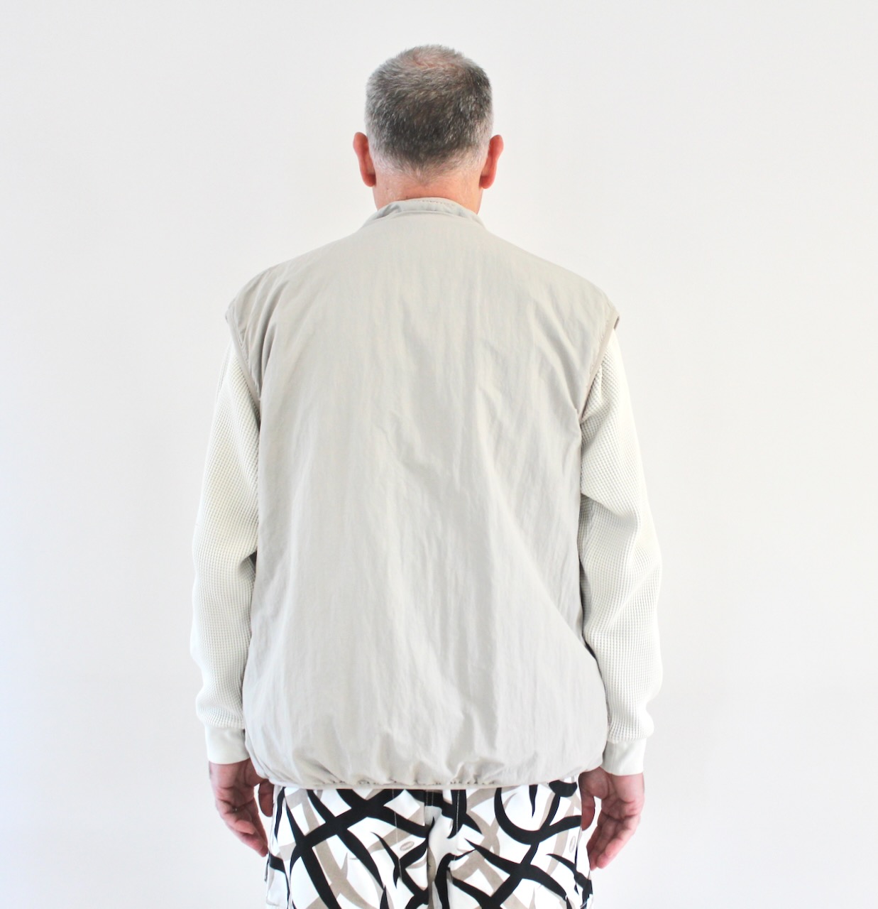 Gramicci Reversible Fleece Vest Tribal Snow