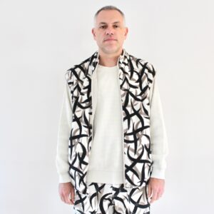 Gramicci Reversible Fleece Vest Tribal Snow