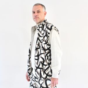 Gramicci Reversible Fleece Vest Tribal Snow