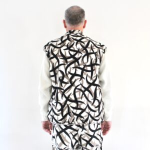 Gramicci Reversible Fleece Vest Tribal Snow