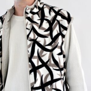 Gramicci Reversible Fleece Vest Tribal Snow