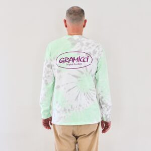 Gramicci Oval L/S Tee Tie Dye Green