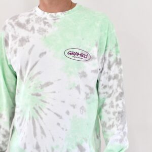 Gramicci Oval L/S Tee Tie Dye Green