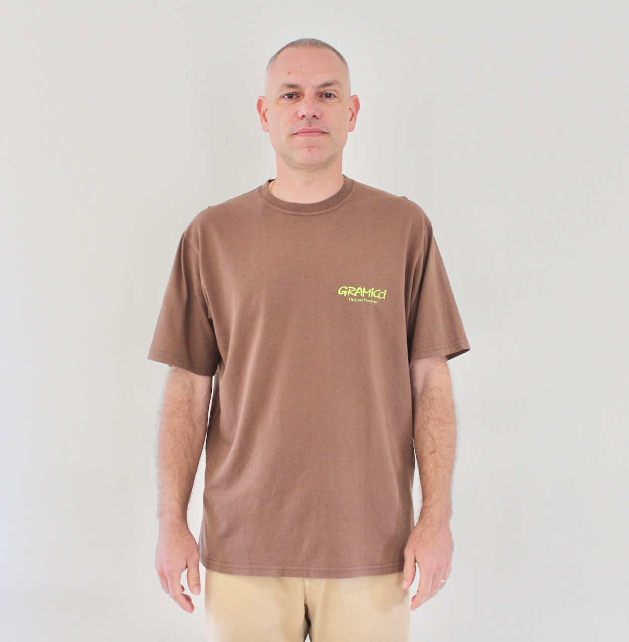Gramicci Original Freedom Tee Pigment Brown