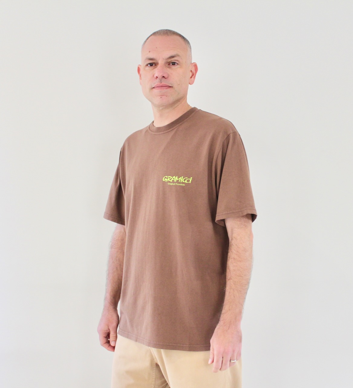 Gramicci Original Freedom Tee Pigment Brown